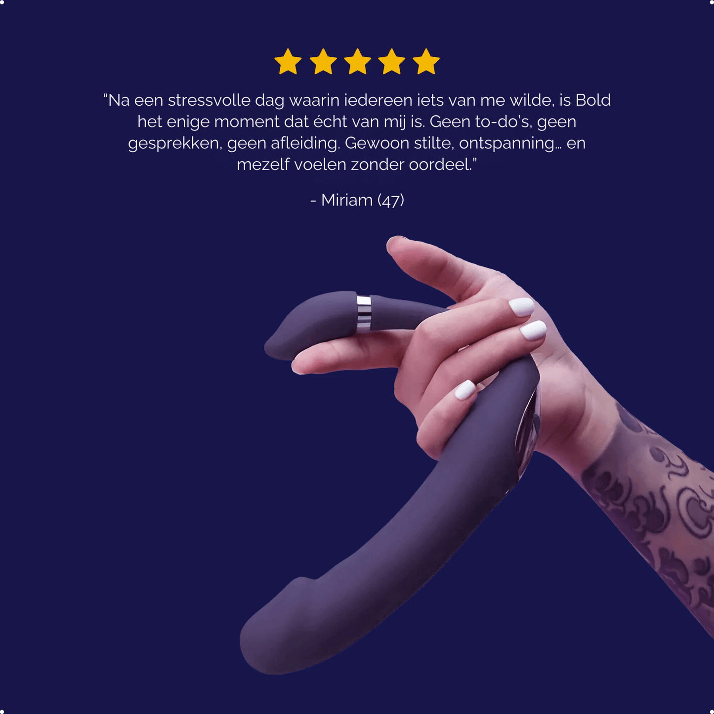 Stress Reset Vibrator  - Bold